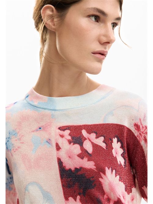 Maglia fine con stampa 26SWJF13 DESIGUAL | 26SWJF133021