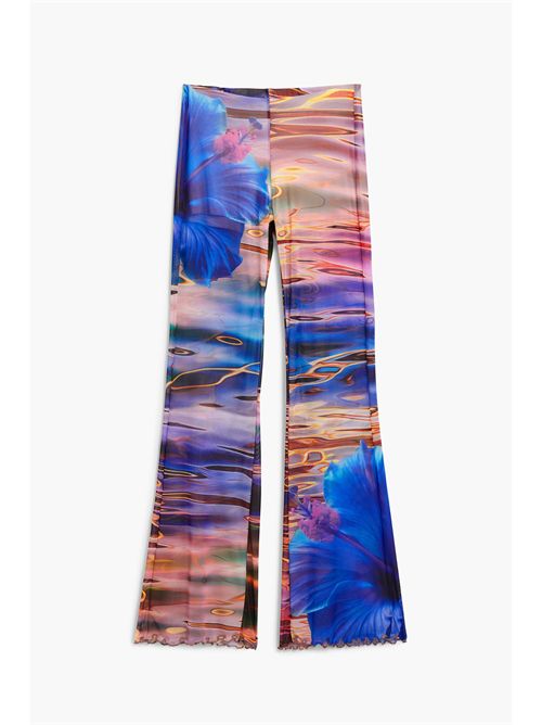 Pantalone fluido acquamarina 26SWPK08 DESIGUAL | 26SWPK085054