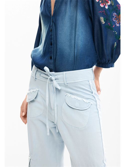 Pantalone stile cargo con tasche 26SWPW25 DESIGUAL | 26SWPW255002