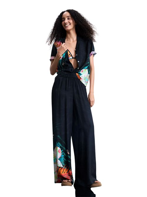 Pantalone fluido tropicale 26SWPW52 DESIGUAL | 26SWPW522000