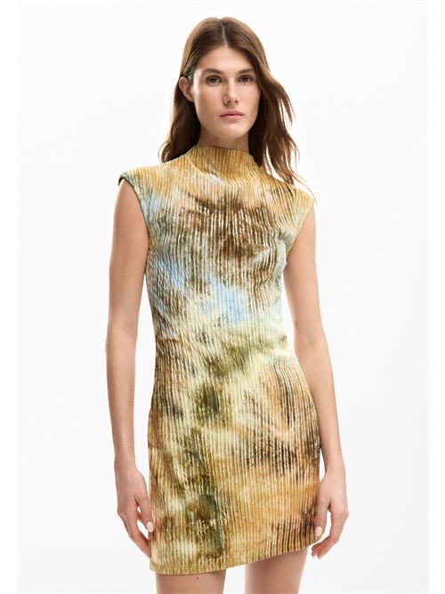 Short dress in fabric with texture and abstract print 26SWVK18 DESIGUAL | 26SWVK186014