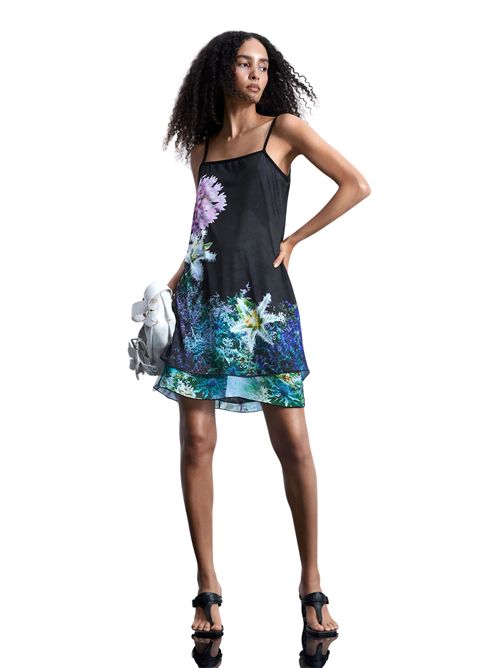 Reversible short floral dress 26SWVK30 DESIGUAL | 26SWVK304031