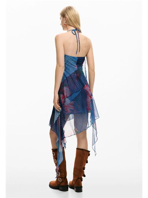 Short dress with pixelated ruffles 26SWVK36 DESIGUAL | 26SWVK365001