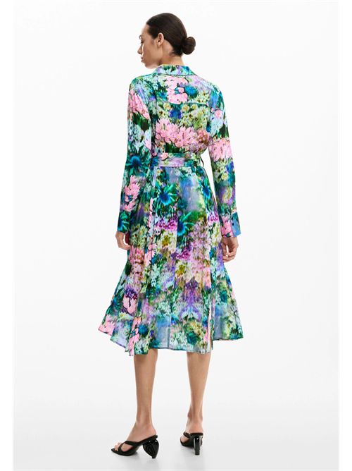 Long garden print shirt dress 26SWVW13 DESIGUAL | 26SWVW138018