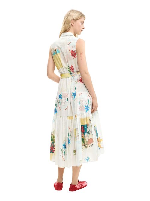 Abito chemisier con cartoline 26SWVW15 DESIGUAL | 26SWVW155002