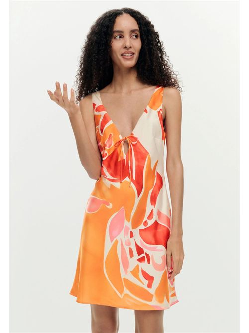 Short dress with wide straps and flower print 26SWVW44 DESIGUAL | 26SWVW447002