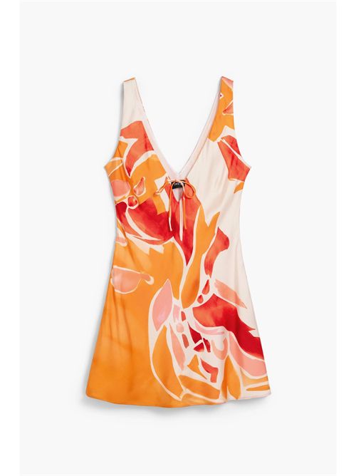 Short dress with wide straps and flower print 26SWVW44 DESIGUAL | 26SWVW447002