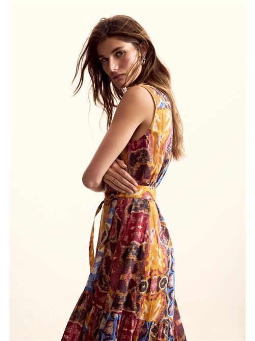 Abito con cintura in tono disegnato da Mr. Christian Lacroix 26SWVW56 DESIGUAL | 26SWVW569019