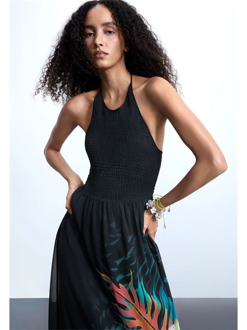Long dress with tropical pattern 26SWVW66 DESIGUAL | 26SWVW662000