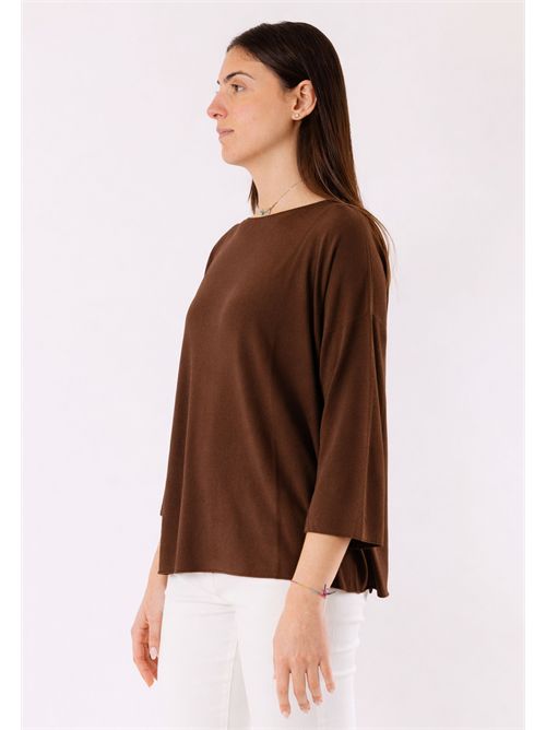 Maglia girocollo over 3M1501C KONTATTO | 3M1501CCIOCCOLATO