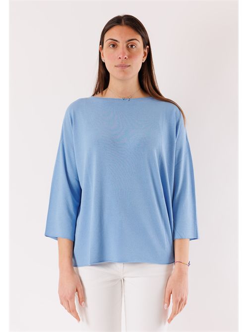 Maglia girocollo over 3M1501C KONTATTO | 3M1501CDENIM