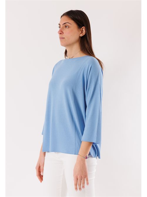 Maglia girocollo over 3M1501C KONTATTO | 3M1501CDENIM