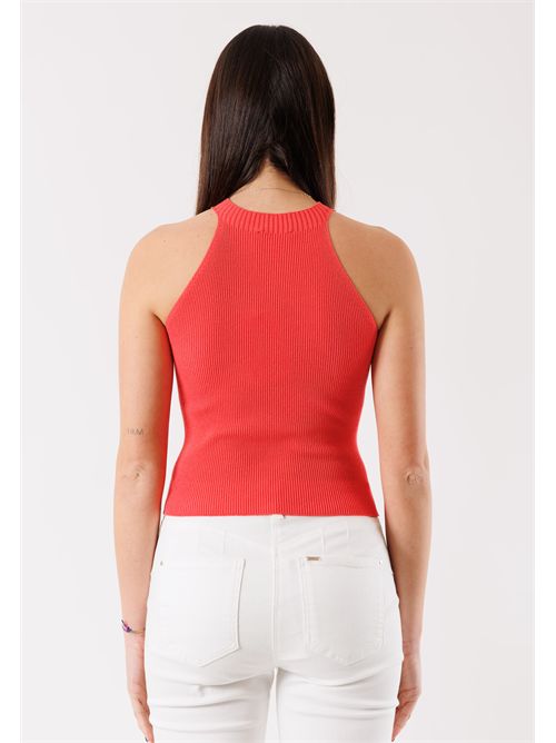 Top aderente in maglia leggera 3M1503C KONTATTO | 3M1503CCORALLO