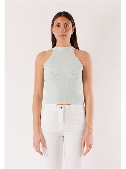 Top aderente in maglia leggera 3M1503C KONTATTO | 3M1503CMENTA
