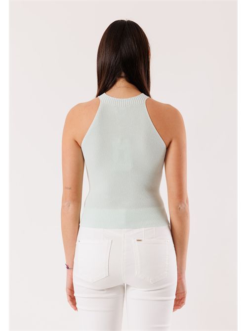 Top aderente in maglia leggera 3M1503C KONTATTO | 3M1503CMENTA
