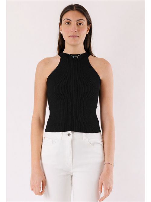 Form-fitting top in lightweight knit 3M1503C KONTATTO | 3M1503CNERO