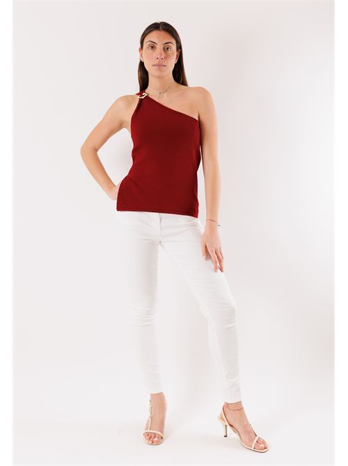Top monospalla spilla 3M1549C KONTATTO | 3M1549CSANGRIA