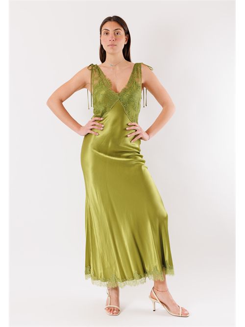 long dress with embroidery ADF602C KONTATTO | ADF602COLIO