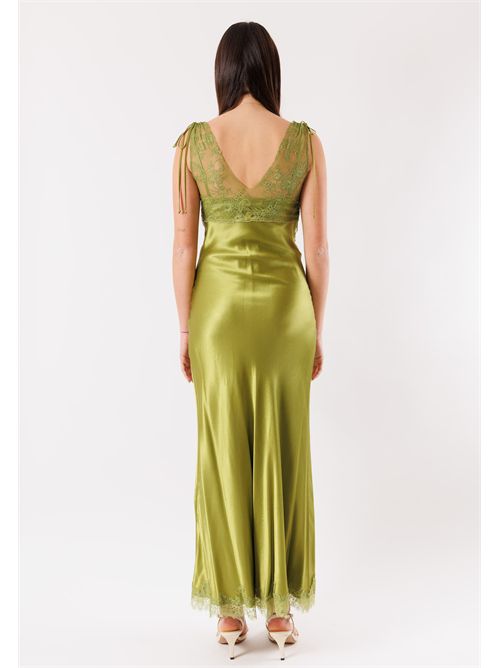 long dress with embroidery ADF602C KONTATTO | ADF602COLIO