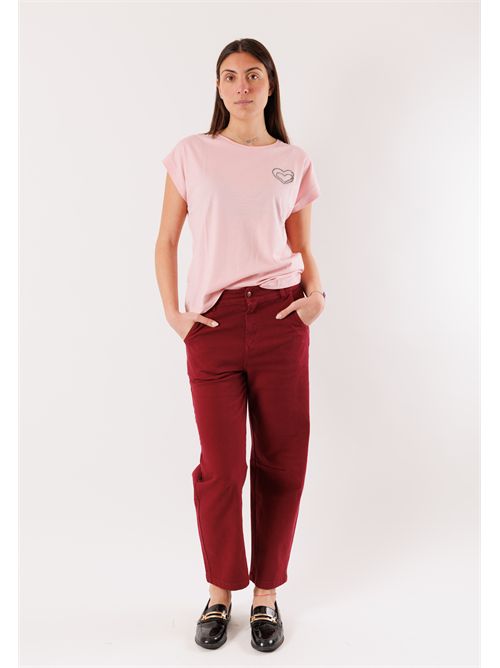 pantalone vita bassa FW200C KONTATTO | FW200CSANGRIA