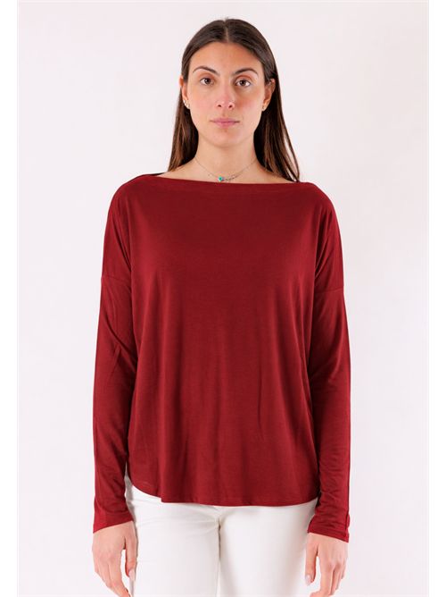 Blouse with 3/4 sleeves MR6000C KONTATTO | MR6000CSANGRIA