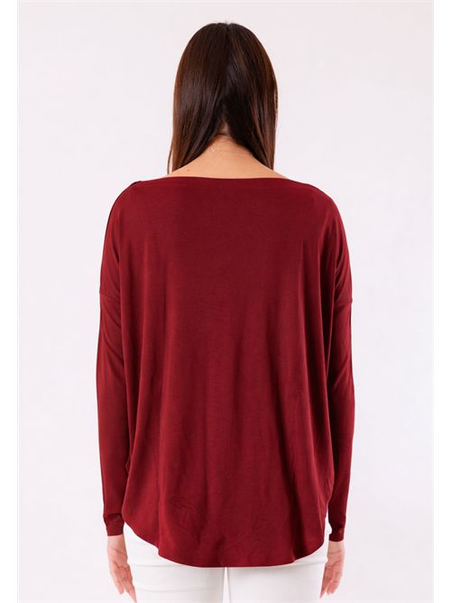 Blouse with 3/4 sleeves MR6000C KONTATTO | MR6000CSANGRIA