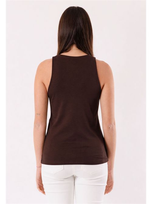 Top basic fitted MR6001C KONTATTO | MR6001CCIOCCOLATO