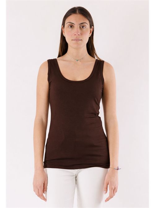 Top basic fitted MR6002C KONTATTO | MR6002CCIOCCOLATO