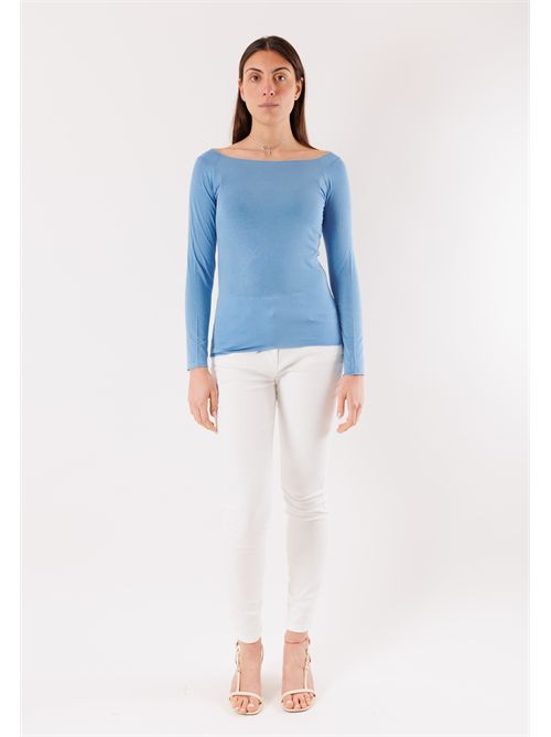 Maglia second skin scollo barca MR6003C KONTATTO | MR6003CDENIM