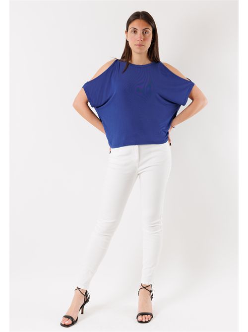 cut-out blouse MR6004C KONTATTO | MR6004CBLU ZAFFIRO