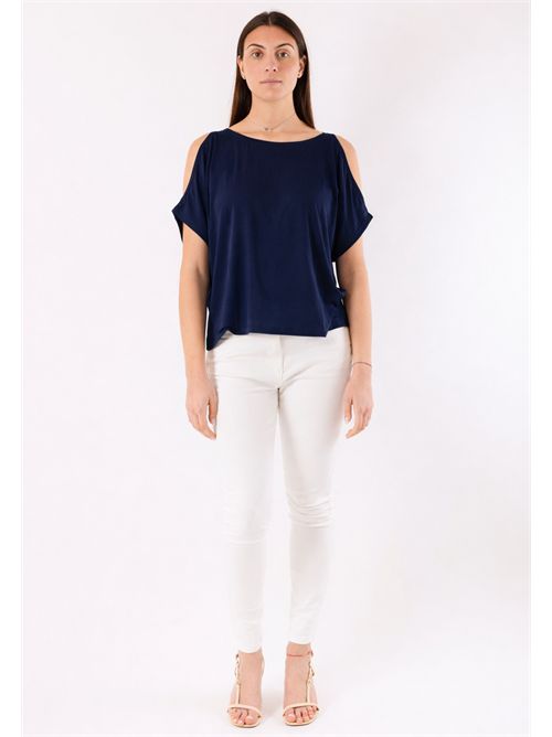 cut-out blouse MR6004C KONTATTO | MR6004CBLU