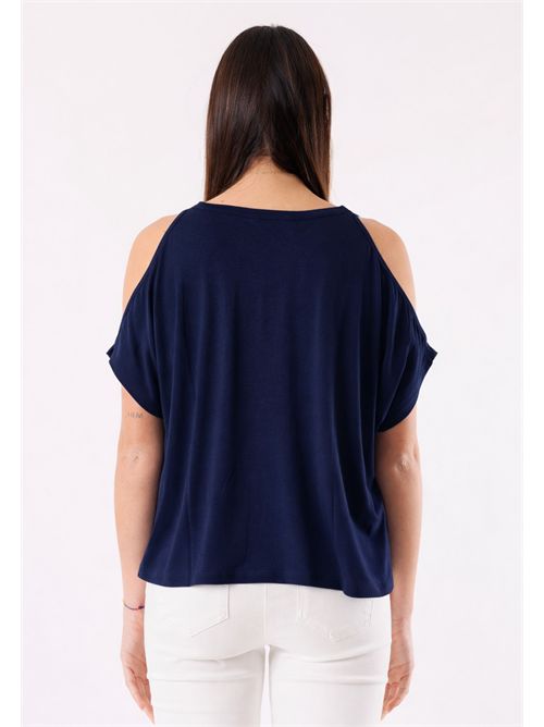 cut-out blouse MR6004C KONTATTO | MR6004CBLU