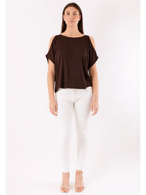 cut-out blouse MR6004C KONTATTO | MR6004CCIOCCOLATO