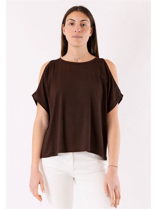 cut-out blouse MR6004C KONTATTO | MR6004CCIOCCOLATO