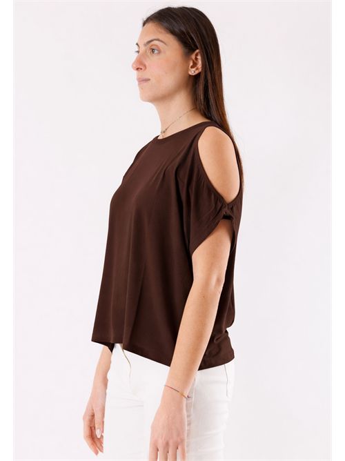 cut-out blouse MR6004C KONTATTO | MR6004CCIOCCOLATO