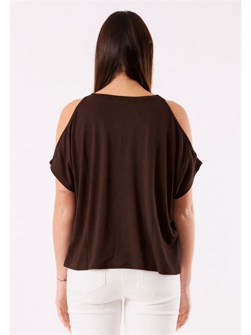 cut-out blouse MR6004C KONTATTO | MR6004CCIOCCOLATO