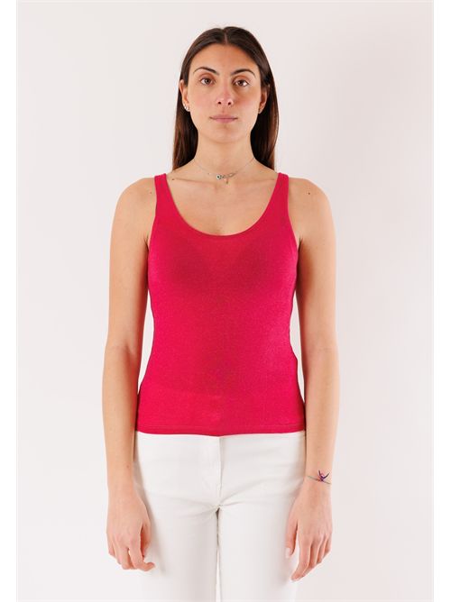 double lurex tank top MR6006C KONTATTO | MR6006CFUXIA