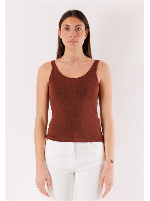 double lurex tank top MR6006C KONTATTO | MR6006CRUGGINE