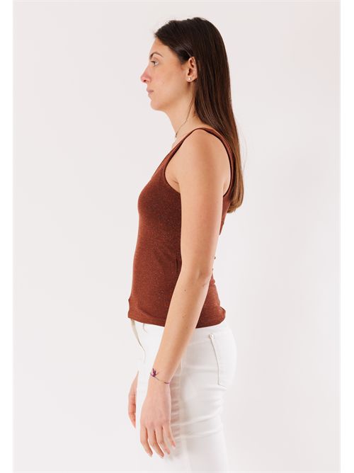 double lurex tank top MR6006C KONTATTO | MR6006CRUGGINE
