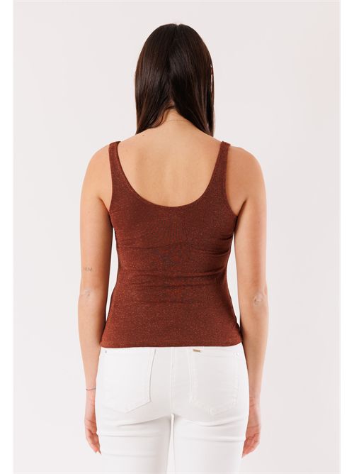 double lurex tank top MR6006C KONTATTO | MR6006CRUGGINE