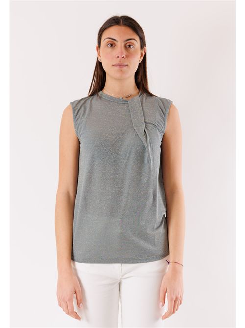 Top drapey lurex MR6009C KONTATTO | MR6009CJEANS