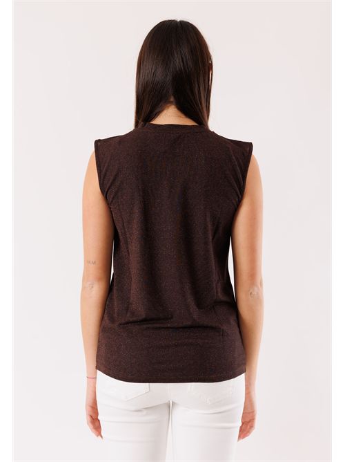 Top drapey lurex MR6009C KONTATTO | MR6009CMORO