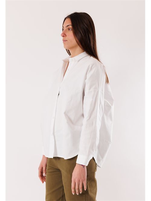 camicia over pinces sul fondo NH406C KONTATTO | NH406CBIANCO