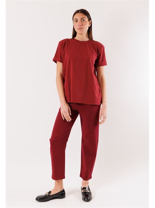 t-shirt con spalline NH409C KONTATTO | NH409CBORDEAUX