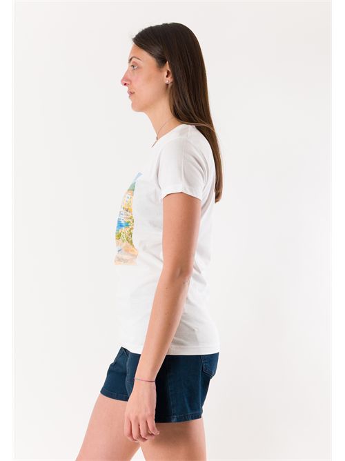 t-shirt saint tropez KONTATTO | PR118FBIANCO