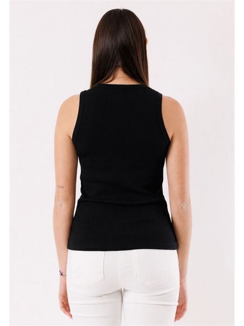 V-neck tank top SM207C KONTATTO | SM207CNERO