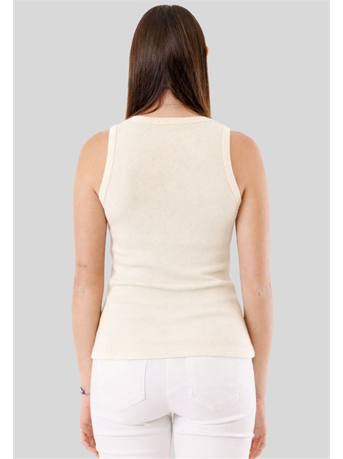 V-neck tank top SM207C KONTATTO | SM207CPANNA