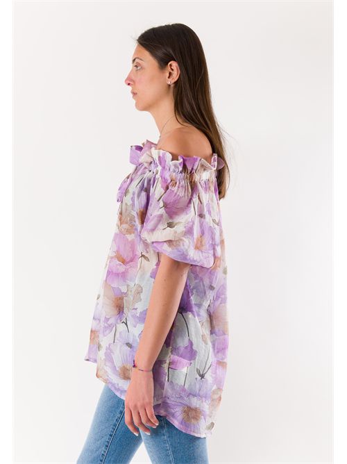 blusa shiffer frappa KONTATTO | WW207FPAPAVERI