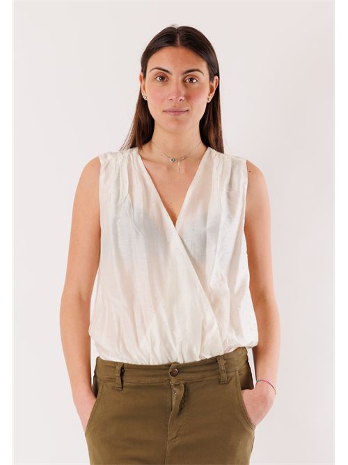 body voile smanicato YM3002C KONTATTO | YM3002CAVORIO