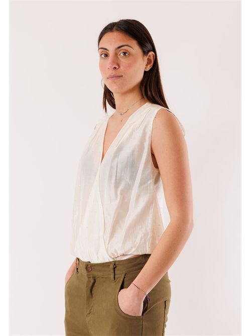 body voile smanicato YM3002C KONTATTO | YM3002CAVORIO